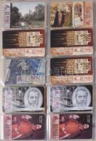 kb 250 darabos magyar telefonkártya gyűjtemény, szépen rendezve, berakóban, komplett sorokkal