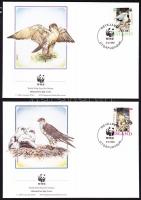 WWF Falcon set + 4 FDC WWF Sólyom sor + 4 FDC WWF Gerfalke Satz + 4 FDC