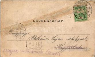 1902 Pozsony, Pressburg, Bratislava; Alt-Pressburg, Stadt-Theater / Városi színház. C. Körper felvét...