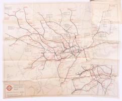 London Underground Timetable 1938. Number 3. London Transport Publication. Angol nyelven. Korabeli r...