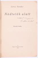 Látos Sándor: Nádtetők alatt. A szerző által ALÁÍRT példány. Bp., 1935., Magyar Gondolatok, 75+5 p. ...