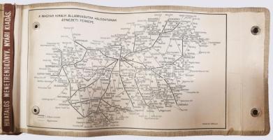 Magyar Királyi Államvasutak Hivatalos Menetrendkönyv. Nyári kiadás. Érvényes 1938. május 15 - 1938 o...