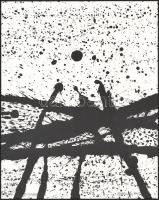 Benes József (1938-2017): Dunapart. Lito-ofszet, papír, jelzett, művészpéldány E.A. III/X (?) számozással, 29x23 cm. A 2001-ben megjelent In passing/Menet közben c. mappából.