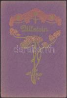 3 db dombornyomott szecessziós könyvborító tev, dombornyomott, rajta ördög fejek 17x24 cm