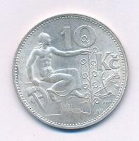 Csehszlovákia 1931. 10K Ag T:AU
Czechoslovakia 1931. 10 Korun Ag C:AU
Krause KM#15
