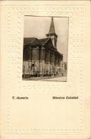 Turnu Severin, Szörényvár; Biserica Catolica / Catholic church. Emb. frame (EK)