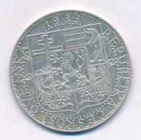 Csehszlovákia 1933. 20K Ag T:XF Czechoslovakia 1933. 20 Korun Ag C:XF Krause KM#15