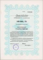 1991. "Hegyalja Mg. Tsz. Bekecs" szövetkezeti vagyonrész 1000Ft-ról + "Hegyalja Mg. T...