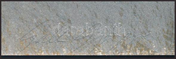 Gallusz Gyöngyi (1962-): Gesztusok (olvashatatlan címmel). Lito-ofszet, papír, jelzett, művészpéldán...