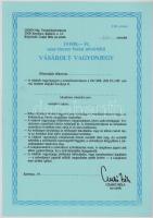 19(...) Szerencs "Lenin Mg. Termelőszövetkezet" szövetkezeti vagyonrész 10.000Ft-ról, kitö...