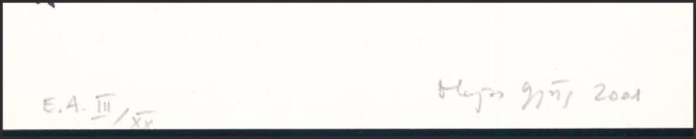 Olajos György (1953-): Resurrection. Lito-ofszet, papír, jelzett, művészpéldány E.A. III/XX számozás...