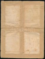 1944 A romániai görög követség igazolása magyar származású személy részére. Menlevél. Ragasztott, ro...