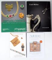 4 db aukciós katalógus - Eppli Haus Stuttgart, Drouot, Crait+Müller