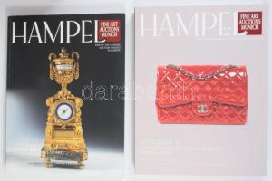 2 db Hampel aukciós katalógus, jó állapotban