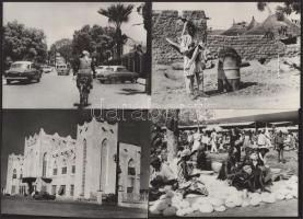 Burkina Faso 9 db feliratozott sajtófotó, 18x13 cm