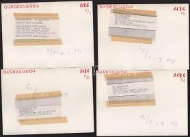 Burkina Faso 9 db feliratozott sajtófotó, 18x13 cm