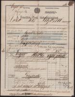 ca 1904 2 db Fonciére tűz biztosítási kötvény