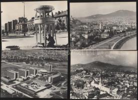 Csehszlovákia - 10 db feliratozott sajtófotó, 18x13 cm