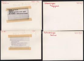 Hollandia - 10 db feliratozott sajtófotó, 18x13 cm