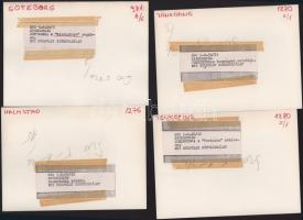 Svédország - 13 db feliratozott sajtófotó, 18x13 cm