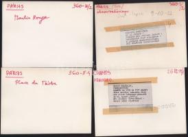 Franciaország - 14 db feliratozott sajtófotó, 18x13 cm