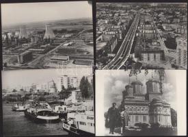 Románia - 11 db feliratozott sajtófotó, 18x13 cm