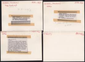 Románia - 11 db feliratozott sajtófotó, 18x13 cm