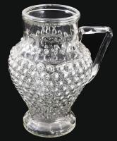 Halkonzervgyár Budapest halas üveg, jelzett, lepattanással, m: 20 cm