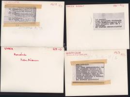 Románia - 11 db feliratozott sajtófotó, 18x13 cm