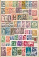 1913-1943 Sorok és darabok, kétoldalas közepes berakólapon (51.600)