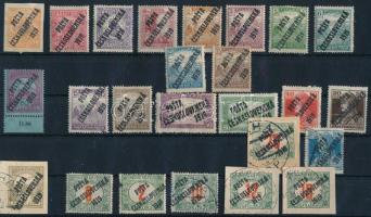 Posta Ceskoslovenska 1919 25 klf bélyeg Bodor vizsgálójellel (~12.000)