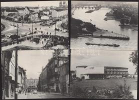 NSZK - 15 db feliratozott sajtófotó, 18x13 cm