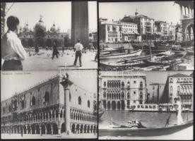 Olaszország, Velence - 14 db feliratozott sajtófotó, 18x13 cm