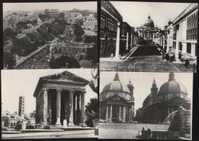 Olaszország, Róma - 9 db feliratozott sajtófotó, 18x13 cm