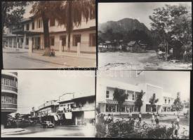 Laosz - 9 db feliratozott sajtófotó, 18x13 cm