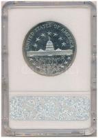 Amerikai Egyesült Államok 1989S 1/2$ Cu-Ni "Kongresszus" bontatlan SGS műanyag tokban, tan...