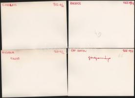 Görögország - 10 db feliratozott sajtófotó, 18x13 cm