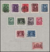 1916-1945 Magyar alapgyűjtemény sok sorral, portó és Hivatalos gyűjtemény saját készítésű albumlapok...