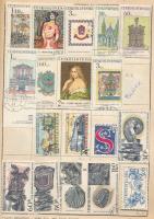 Csehszlovákia gyűjteményrész, benne 545 db bélyeg az 1961-1969 közötti időszakból, cserefüzetben (Mi...