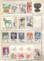 Csehszlovákia gyűjteményrész, benne 485 db bélyeg az 1969-1978 közötti időszakból, cserefüzetben (Mi...