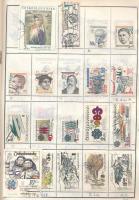 Csehszlovákia gyűjteményrész, benne 452 db bélyeg az 1978-1988 közötti időszakból, cserefüzetben (Mi...