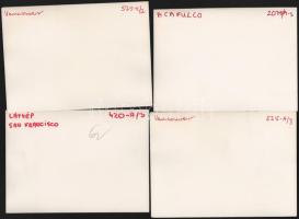 10 db vegyes külföldi, feliratozott sajtófotó, 18x13 cm