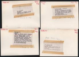 10 db vegyes külföldi, feliratozott sajtófotó, 18x13 cm