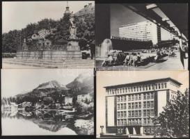 12 db vegyes külföldi, feliratozott sajtófotó, 18x13 cm