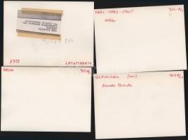 12 db vegyes külföldi, feliratozott sajtófotó, 18x13 cm