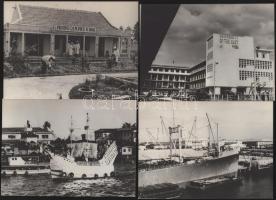 12 db vegyes külföldi, feliratozott sajtófotó, 18x13 cm