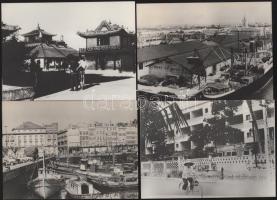 12 db vegyes külföldi, feliratozott sajtófotó, 18x13 cm