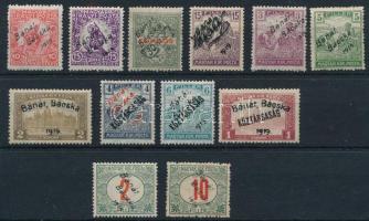 Bánát-Bácska 1919 12 klf bélyeg Bodor vizsgálójellel (9.600)