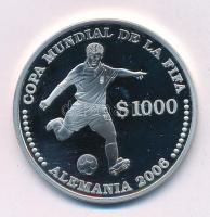 Uruguay 2003. 1000P Ag "FIFA Labdarúgó Világbajnokság 2006" kapszulában T:PP
Uruguay 2003...