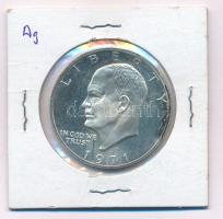 Amerikai Egyesült Államok 1971S 1$ Ag "Eisenhower" T:AU (eredetileg:PP) USA 1971S 1 Dollar Ag "Eisenhower" C:AU (originally:PP) Krause KM#203a